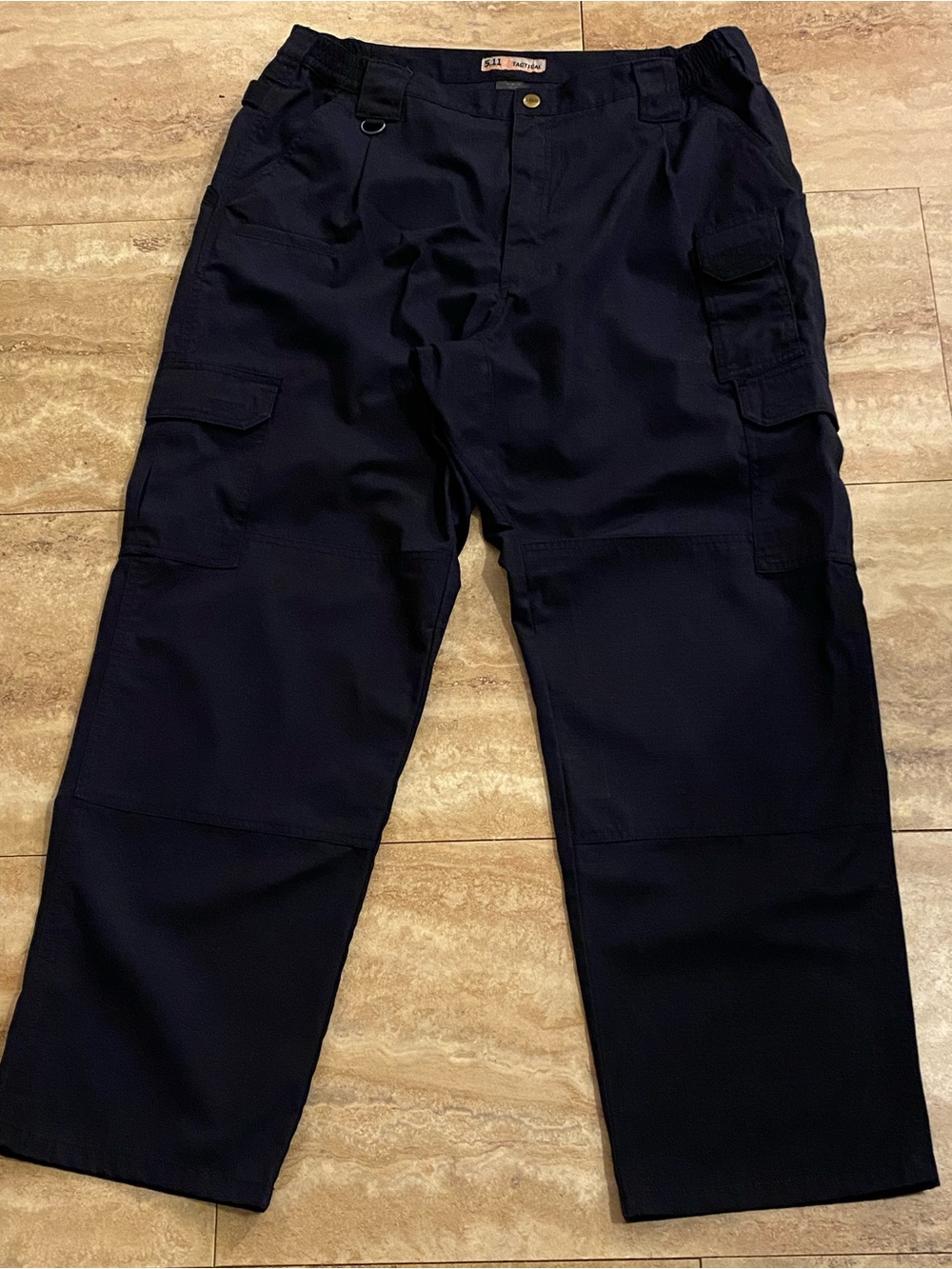 5.11 Tactical Heavy-Duty Navy Cargo Pants with Multiple Utility Pockets